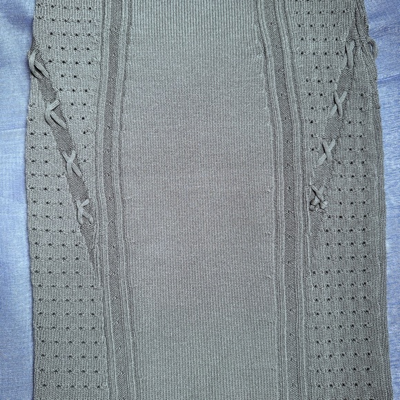 Torn by Ronny Kobo Green Marietta Olive Knit Bodycon Cocktail Dress size S. - Picture 13 of 13